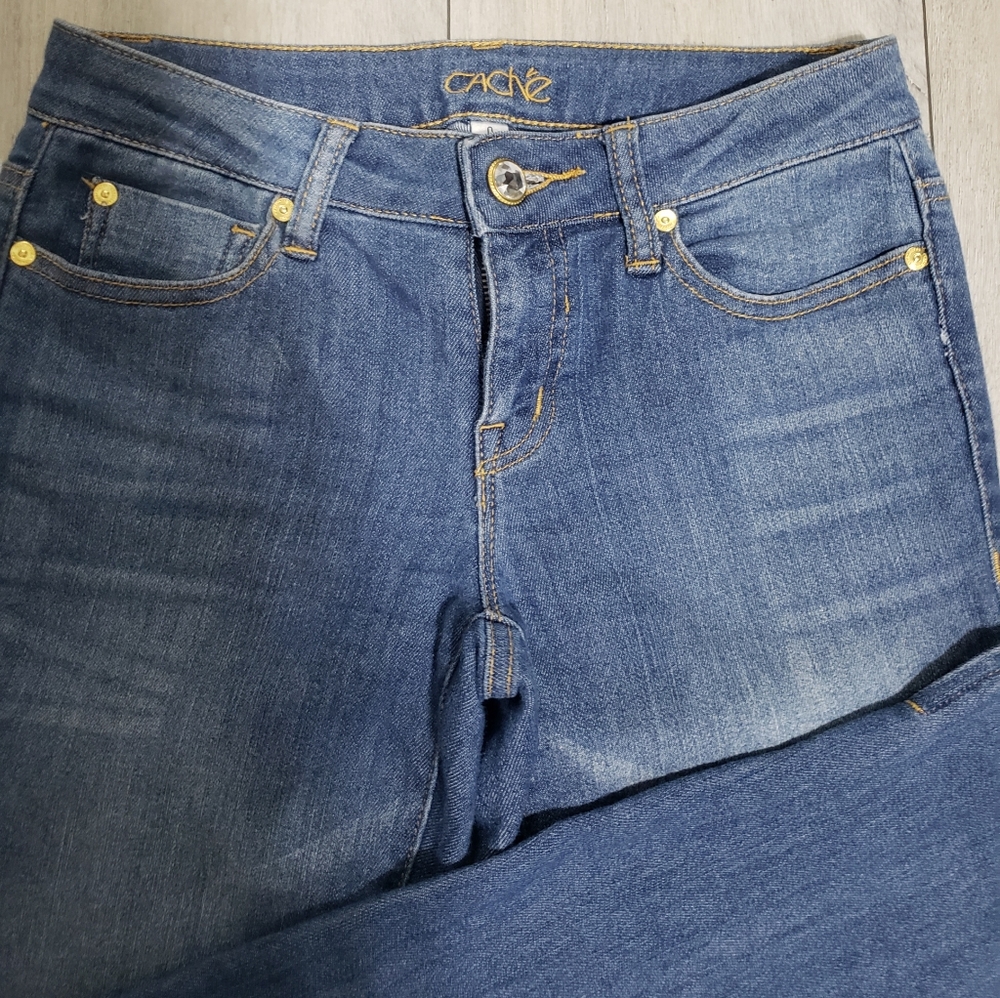 Cashe Vintage Lace Up Skinny Jeans - Picture 3 of 8